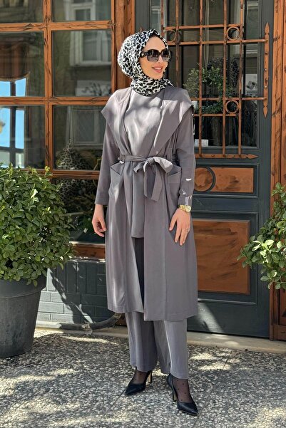 MISS DALIDA كارديجان ميس داليدا T25Y-9010 رمادي