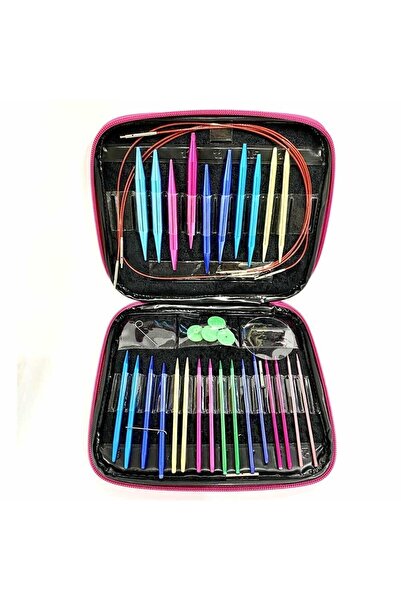 TıkTık AL Cüzdanlı Misinalı Şiş Seti ( 13 Şiş - 25 Parça )