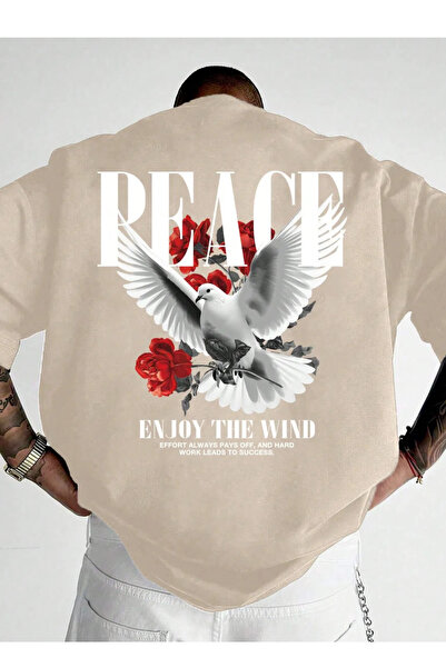 Wish BF Μπλουζάκι με στάμπα Peace Oversize