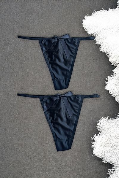 BLİSS WEAR FASHION Women's 2Li String Thong Panties