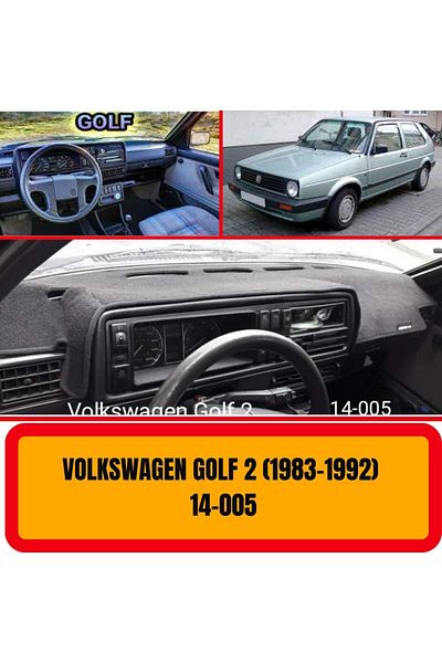 A3D TORPİDO KORUMA 1983-1992 Volkswagen Golf 2 Front Chest Panel - Torpedo Protection and Lid Carpet A3D/3D