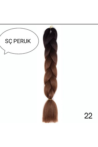 SÇ PERUK M22- ضفائر شعر جامبو أفريقية Rasta Tiwist ضفيرة سوداء 100 جرام 60 سم