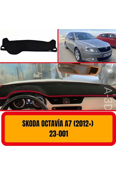 A3D TORPİDO KORUMA Skoda Octavia A7 2012 - Cover with Front Chest and Panel Protection, Torpedo and Shell Detail, Carpet and Protective Effect