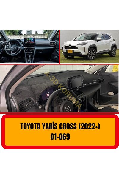A3D TORPİDO KORUMA Toyota Yaris Cross 2022 - Compatible Front Chest and Panel Protection, Torpedo, Handle and Halis