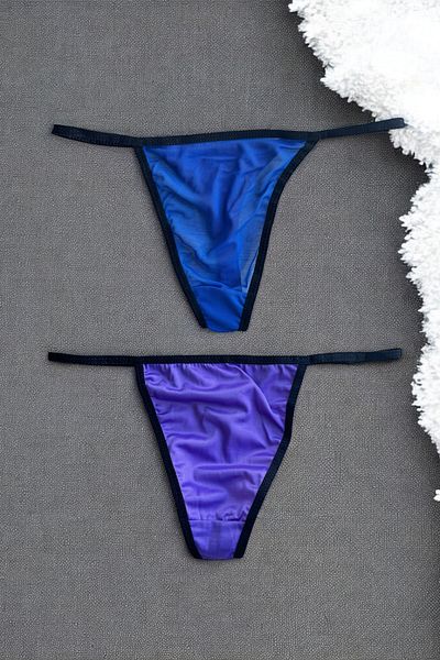 BLİSS WEAR FASHION Women's 2Li String Thong Panties