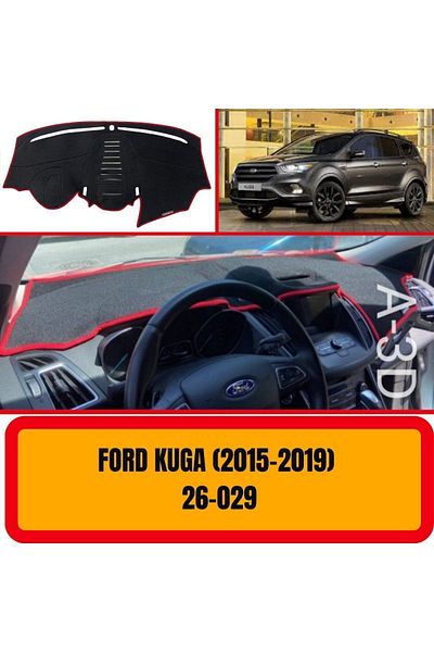 A3D TORPİDO KORUMA Ford Kuga 2015-2019 Chest Panel and Glove Box Protection Cover Carpet