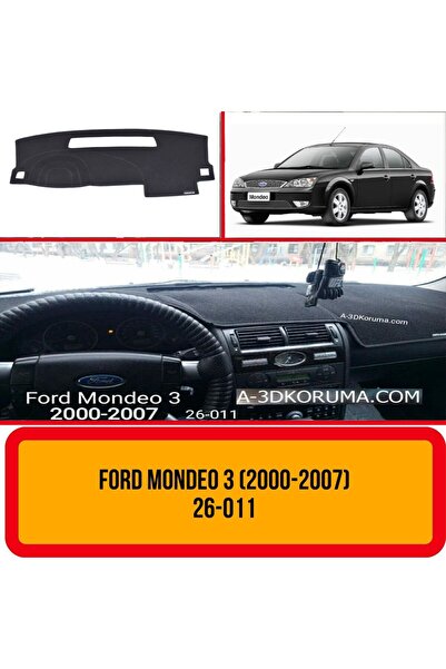 A3D TORPİDO KORUMA فورد مونديو 3 (2000-2007) سجادة حماية لصندوق القفازات