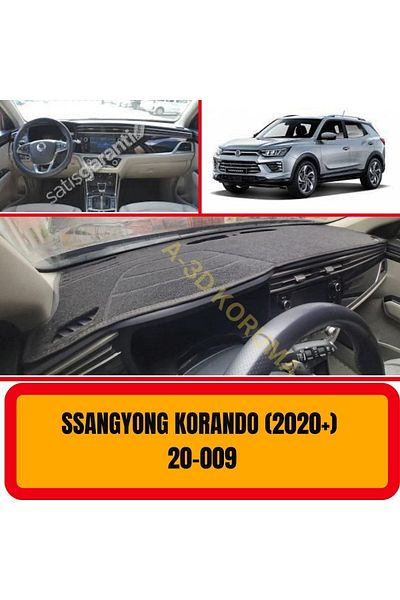 A3D TORPİDO KORUMA Ssangyong Korando 2020 - Front Chest Panel Torpedo Protection Case Carpet Cover