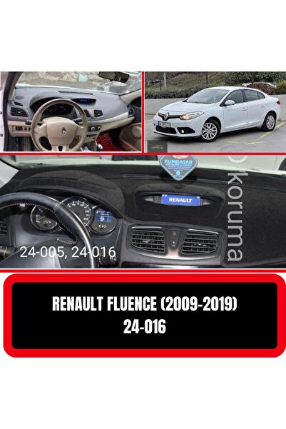 Barteg Renault Fluence 2009-2019 Torpido Koruyucu Torpido Halısı Kılıf Havlu ...