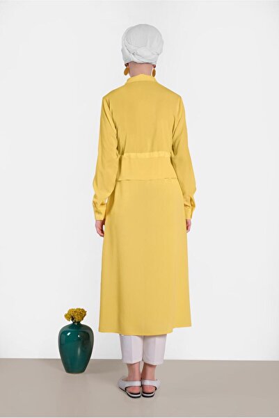 Alvina Elastic Lace-Up Tunic with Waist Strap 4424