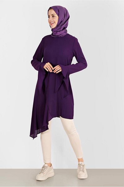 Alvina Asymetric Cut Tunic 41786
