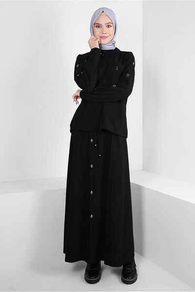 Alvina COSTUM DE TRANSPORT CU FUSTA 43878
