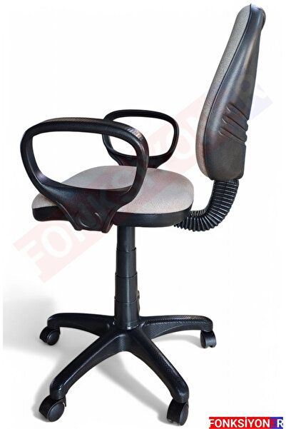 FONKSİYONER Ultra Konforlu Vetra Çalışma Ve Ofis Koltuğu/açık Gri Keten Kumaşlı