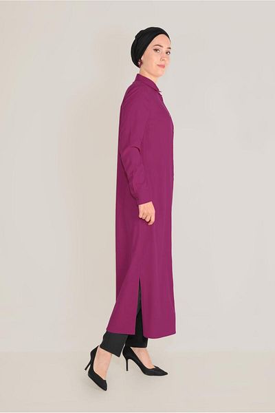 Alvina Size Button Tunic 40659