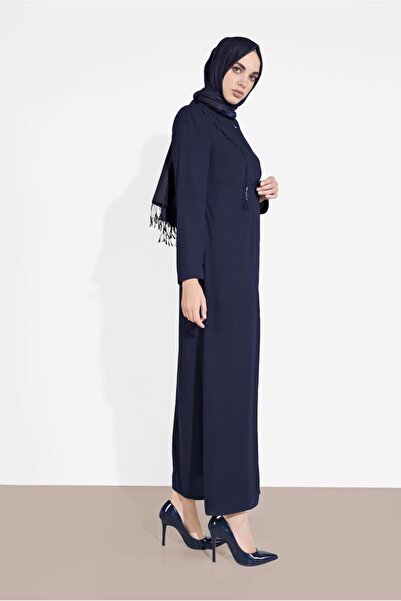 Alvina 1461 Model with Hidden Button and Pocket Parde Decoration