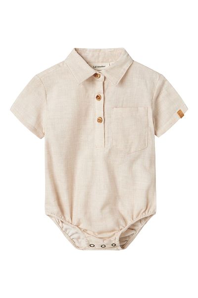 Lil' Atelier Baby Hemd Strampler
