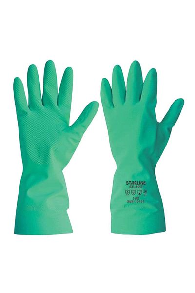 Starline Stl 1513 Chemical Gloves Acid Base and Oil Resistant Nitrile Coating Protective Gloves