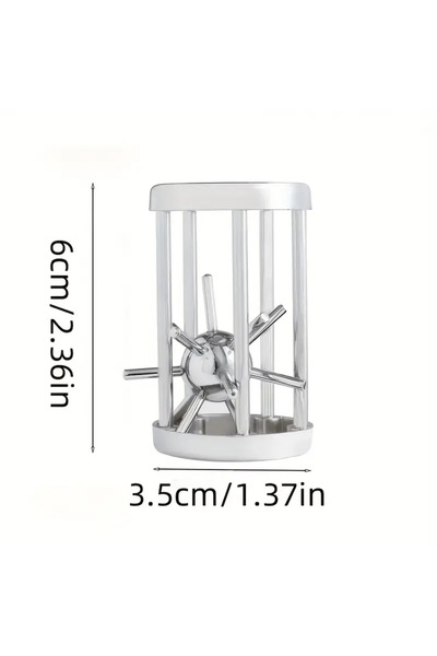 Hanayama Hanayma Metal Beyin puzzle Bulmaca Oyunu - Yetişkinler İçin Sıkışmış Top