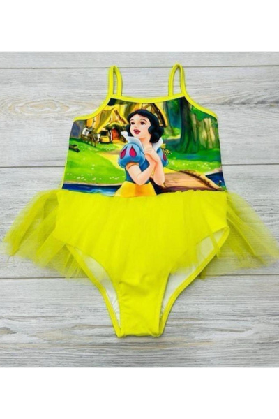 Elit Tütü Etekli Çocuk Mayo Pamuk Prensesli