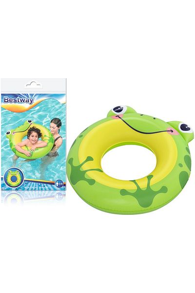 BESTWAY Cute Swimming Frog Swimming Ring 80 cm