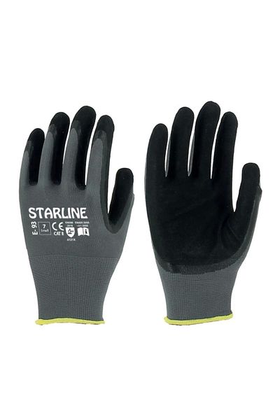 Starline E-93 Foam Nitrile Coated Work Gloves Long-Lasting and Flexible Protection