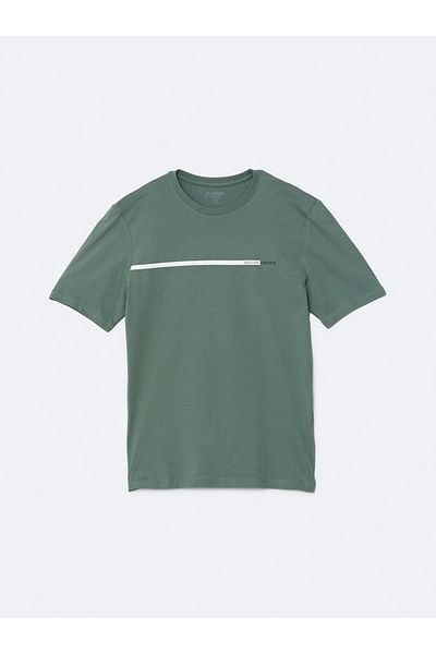 LC Waikiki Ανδρικό T-Shirt Standard Mold 100% βαμβακερό χτενισμένο ύφασμα