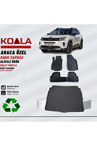 KoalaOtoTekstil Citroen C5 Aircross (ALT KADEME BAGAJ) (2019 SONRASI) Koala P...
