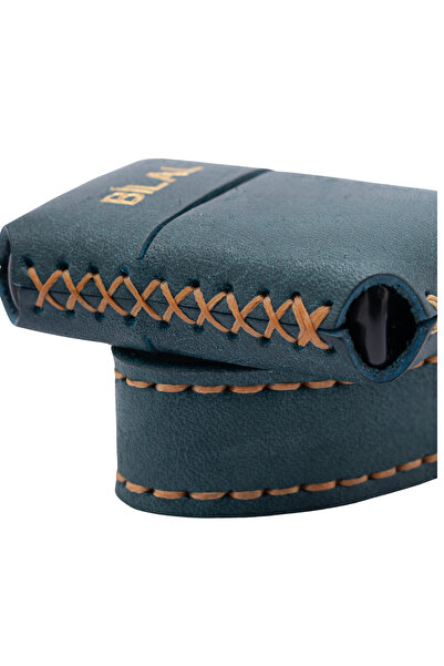 Bakani Leather Kişiye Özel İsim Yazılı Deri Anahtarlık ve Çakmak Seti El Yapımı Hakiki Deri Taraftar Hediyesi