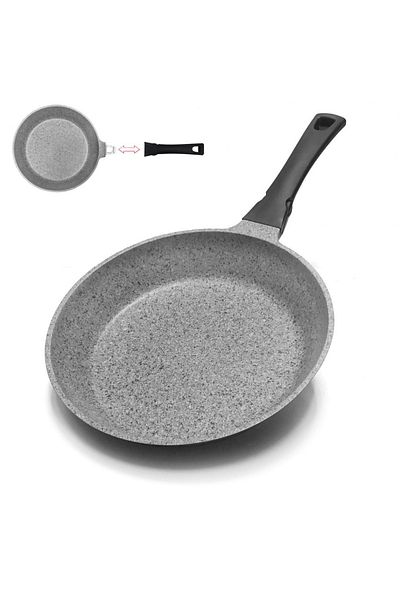 Generic Frying pan with removable handle, granite coated TS-1443, 24 cm