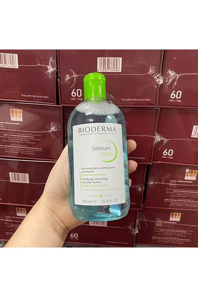 Bioderma محلول ماء ميسيلار سيبيوم شفاف 500 مل