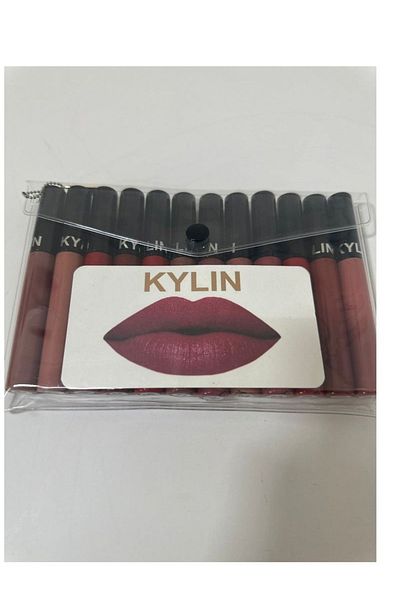 Kaylin 12-piece liquid lipstick in multiple colors, easy to use