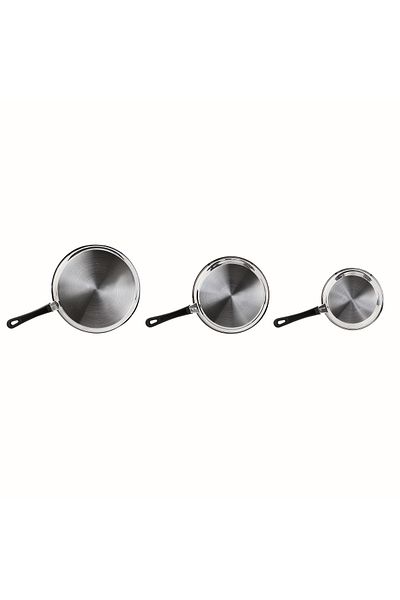 Kitchen Artist Set of 3 pans Kitchen Artist MEP122, diameter 20, 24 and 28 cm