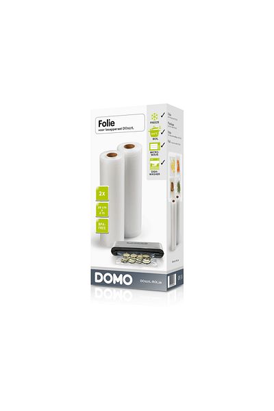 Domo Role fólie pro vakuovou baličku Domo DO327L, 28 cm x 6 m, 2 role, DO327L-rol28