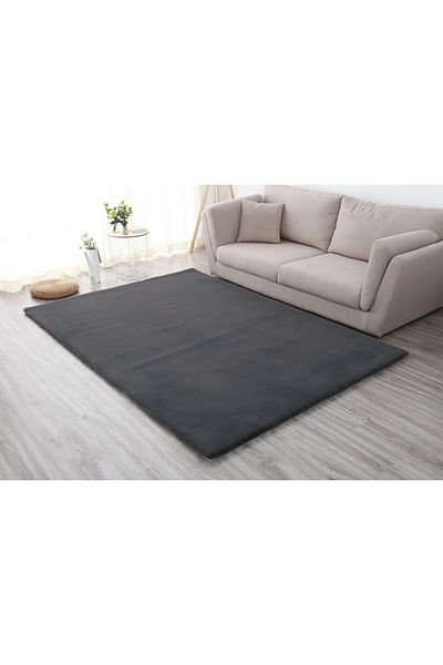 OEM Shaggy soft furry carpet 160x230 cm Anthracite Grey