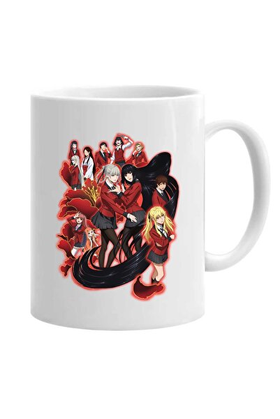 OEM Εξατομικευμένη λευκή κούπα anime kakegurui, INOVATIX®. 330 ml