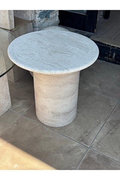 Polen Stone | Doğal Taş Yan Sehpa