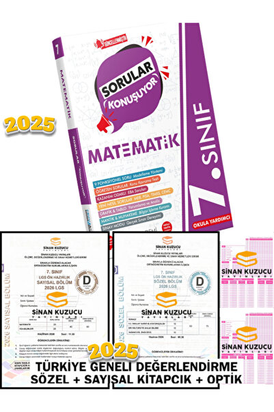 Pruva Akademi 7. SINIF MATEMATİK SORULAR KONUŞUYOR - Sinan Kuzucu Türkiye Gen...