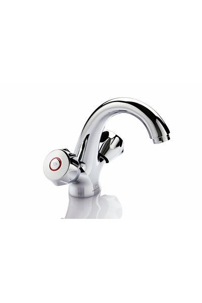GS Rubinetterie GS Mercury Basin Faucet Single Hole with pop up waste Chrome
