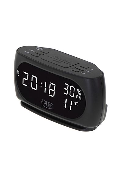 adler Led Clock With Thermometer Ad 1186