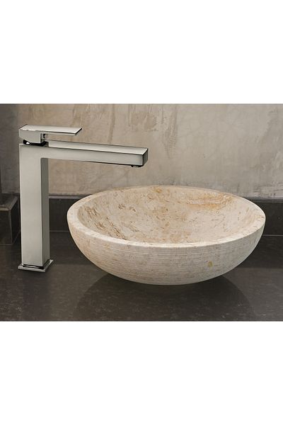 GS Rubinetterie GS Indaco Single Lever High Basin Mixer with Click Clack Waste Chrome