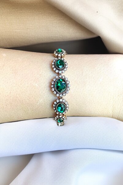 FAYRA ACCESSORIES Oval Kristal Taşlı Bileklik