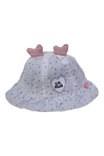 Aware Time Kitti 1-3 Years Old Girl's Summer Sombrero Hat with Figure