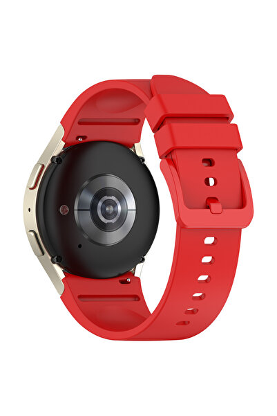 Novatis Samsung Galaxy Watch 7 6 5 Pro 4 Fe 40 42 43 44 45 46 47 Mm Uyumlu Kordon Silikon Tokalı