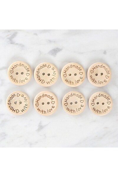 Marsilyan Loren Crafts Handmade 8'Li Button - 1616