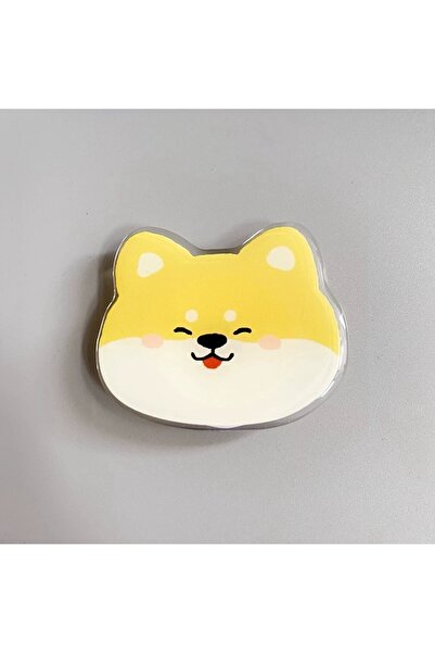 EDELFU Popsocket Telefon Tutacağı Köpek Desenli Sevimli Yapışkanlı Masaüstü Stand için Tutacak