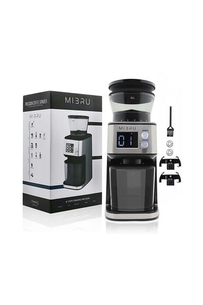 MIBRU Coffee Beans Electric Grinder With Blow Up V60 And Espresso Mode Meg004