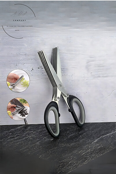 FORSEİ LUCA Professional Kitchen Scissors Multi-Chopping Parsley Vegetable Sc...