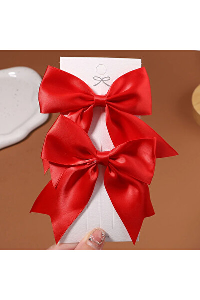 Fiyonks Atölye مشبك فيونكة من الساتان، قطعتان من الإبزيم، إبزيم نسائي، إبزيم ...