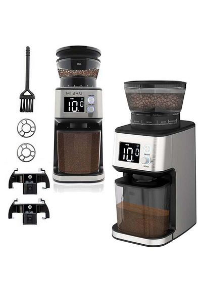 MIBRU Coffee Beans Electric Grinder With Blow Up V60 And Espresso Mode Meg004