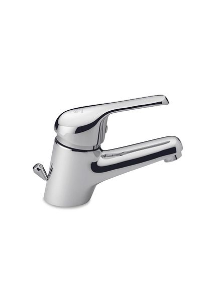 GS Rubinetterie GS Astrale Single Lever Basin Mixer with pop up waste Chrome
